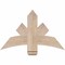 Ekena Millwork Alberta Smooth Timber Gable Bracket, Douglas Fir, 36"W x 23"H x 5 1/2"D x 5 1/2"F, 15/12 Pitch GBW036X23X0606ALB00SDF - alternate 1